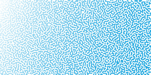Abstract Turing organic wallpaper background. Turing reaction diffusion monochrome seamless pattern with chaotic motion. Organic lines in Memphis. Linear design with biological shapes.