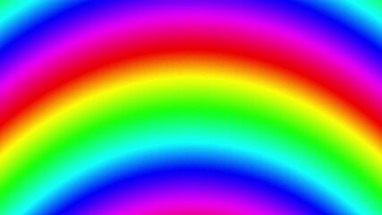 Abstract rainbow colorful warm waves loop background - Powered by Adobe