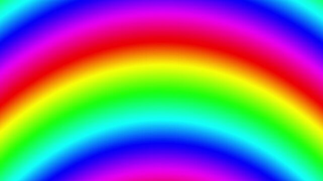 Abstract rainbow colorful warm waves loop background