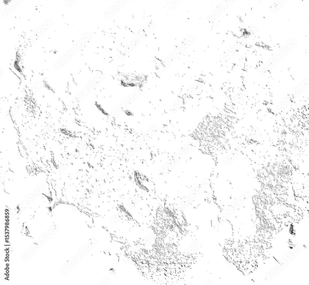 Poster Abstract black and white texture with scattered particles.