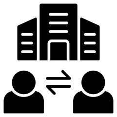 Fototapeta premium Broker Icon