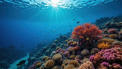 Vibrant Coral Reef Underwater Ecosystem