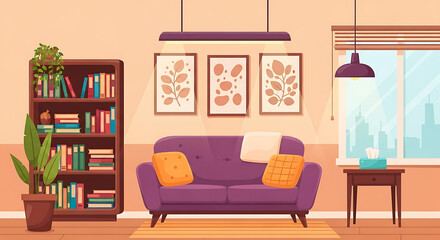 Cozy Psychologist Office Interior
