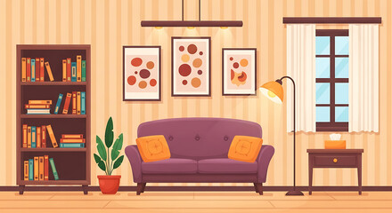 Cozy Psychologist Office Interior