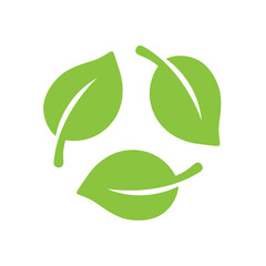 recycle green leaf icon 