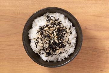 いか　ひじき　ご飯