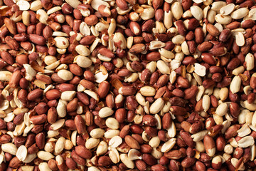 Peanuts close-up as a background image.\Peanuts close-up. Healthy eating. Background image.