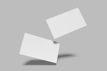 A4 blank mock up business card
