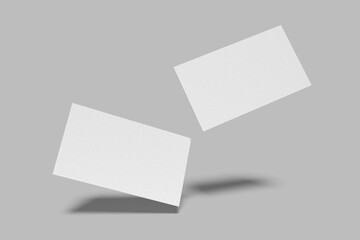 A4 blank mock up business card