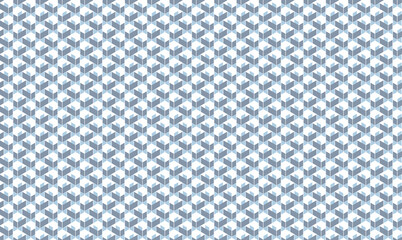 Seamless abstract geometric pattern with oblique stripes composition in blue on white background. Vector illustration, for masculine shirt lady dress cloth cover decoration all over print art 
