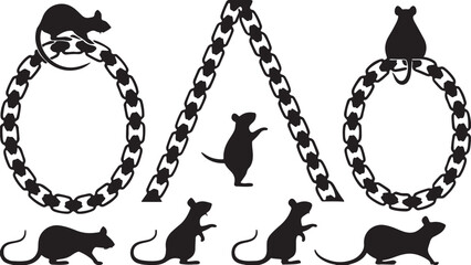 Rat Silhouettes