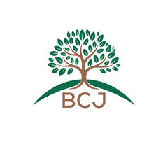 Initial BCJ Letter Linked Logo for business and company identity. Modern BCJ Letter Logo Vector Template with modern trendy golden logo.
