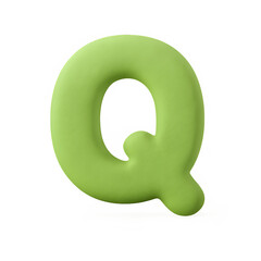 Letter Q Icon &ndash; Educational Alphabet Line Art