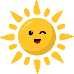 Summer Sun Character