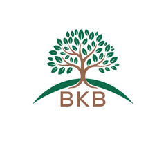 Initial BKB Letter Linked Logo for business and company identity. Modern BKB Letter Logo Vector Template with modern trendy golden logo.
