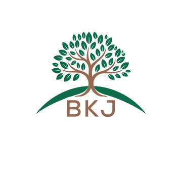 Initial BKJ Letter Linked Logo for business and company identity. Modern BKJ Letter Logo Vector Template with modern trendy golden logo.

