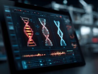 Digital display of molecular structure