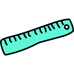 School Ruler Doodle