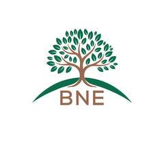 Initial BNE Letter Linked Logo for business and company identity. Modern BNE Letter Logo Vector Template with modern trendy golden logo.

