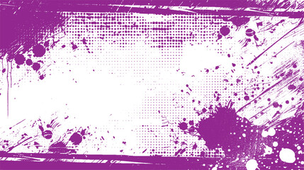 Abstract grunge background vector illustration Vector pink style paintbrush grunge with halftone dots pattern texture 