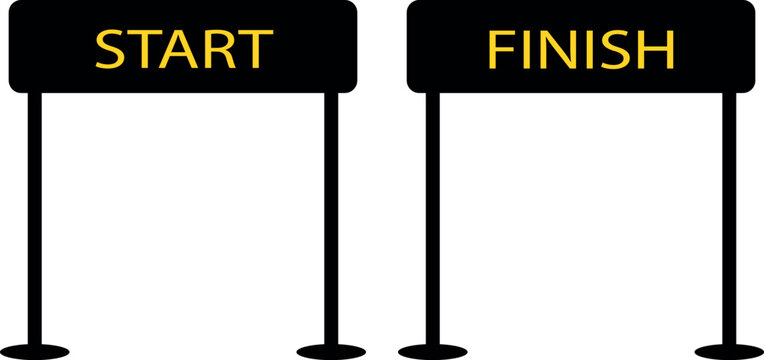 Start and Finish Line Markers – Racing Competition