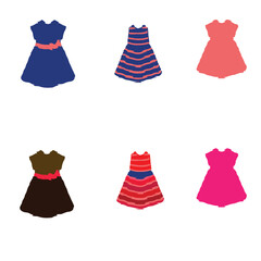 Vector children dress