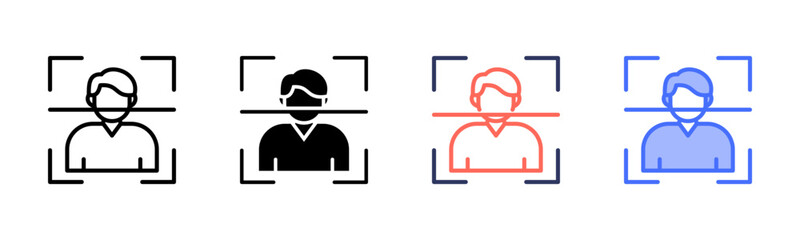 Facial Recognition Icon