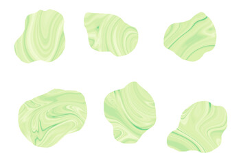 マーブル花びらセット