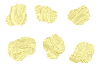 マーブル花びらセット