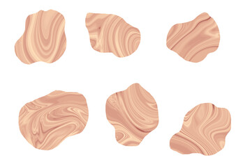 マーブル花びらセット