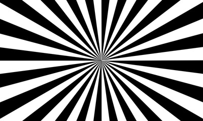 シンプルな放射線・集中線ベクター