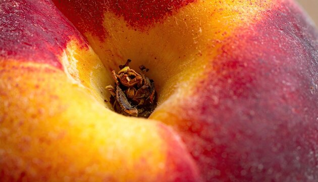 Close up of peach