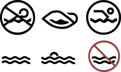 A funny cartoon face vector set with mustache, beard, and glasses icons in a vintage style collection