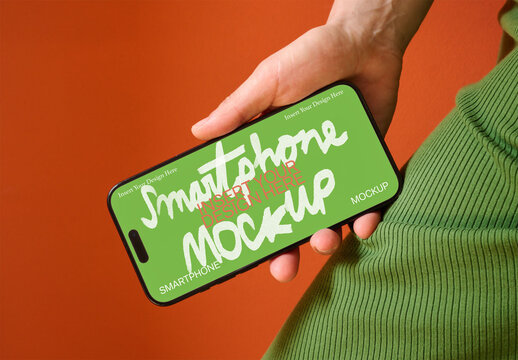 Blank Screen Smartphone Mockup