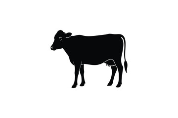 a-cow-silhouette-is-a-simple.eps