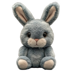 Obraz premium Plush bunny isolated on transparent background.