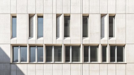 Obraz premium Modern building facade with windows