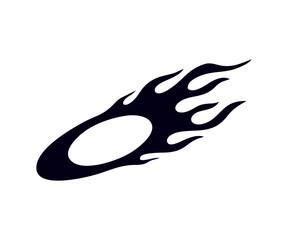 Fire Ball silhouette Style