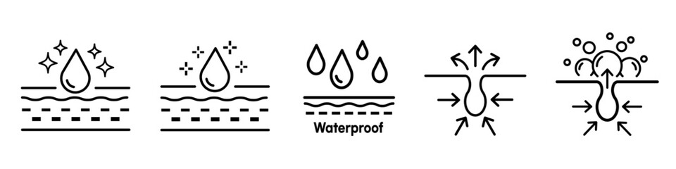 피부관리 컨셉 라인 일러스트, Skin care concept line illustration,