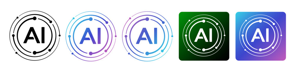 OPEN AI & chat GPT LOGO MARK LINE VECTOR ILLUSTRATION, 오픈 AI, chat GPT 라인 벡터 일러스트