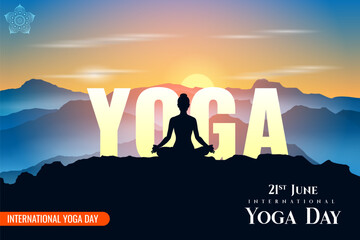 people doing asana and meditation practice for International Yoga Day on 21st June
