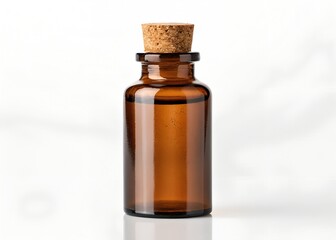 Brown glass vial container high resolution picture