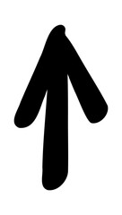 Hand drawn arrow vector icons. Doodle sketch black arrow design for business plan and education.