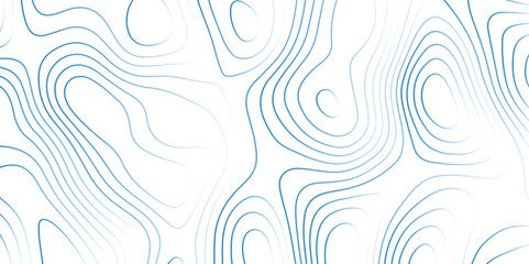   Landscape geodesy topography map background. white  blue illuminated topographic lines on transparent background. Line texture pattern
