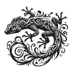 dragon tattoo vector