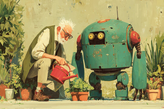 Wisdom and Wires: Gardening with a Robotic Companion