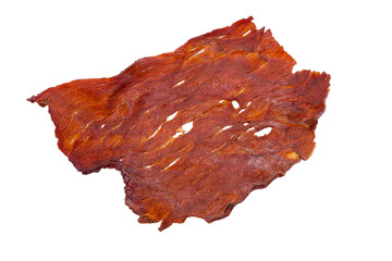 Sweet pork sheet - asian food style isolated on a transparent background