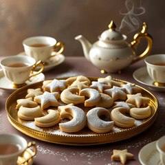 christmas cookies on a plate