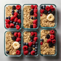 muesli with berries