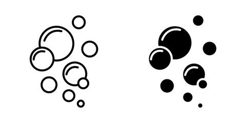  water icon white on background